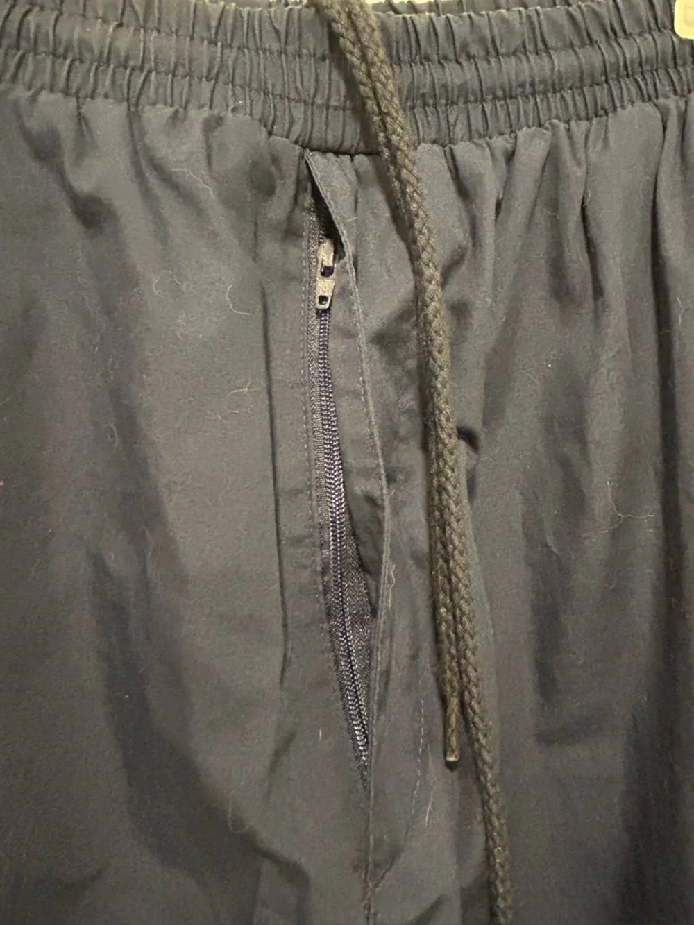 Vtg Christian Dior Monsieur Jogger Track Lounge Pants Zip Ankle Navy Blue Sz XL